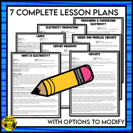 Electricity Lessons and Activities | Paper and Digital