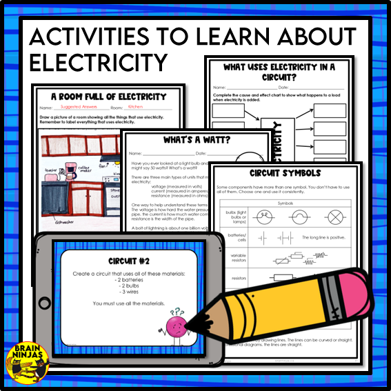 Electricity Lessons and Activities | Paper and Digital