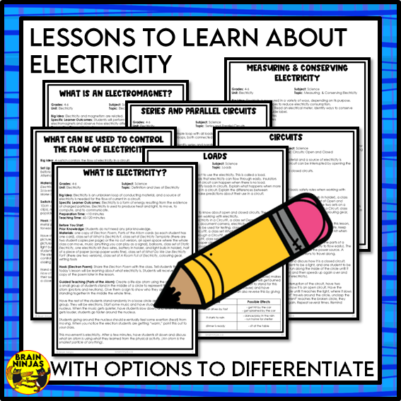 Electricity and Magnetism Unit Bundle | Paper and Digital