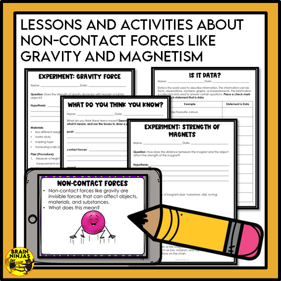 Energy and Forces Unit Grade 4 | Paper and Digital