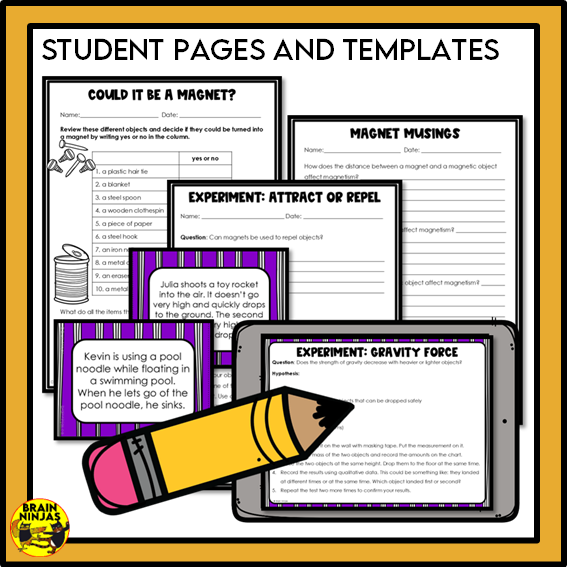 Energy and Forces Unit Grade 4 | Paper and Digital