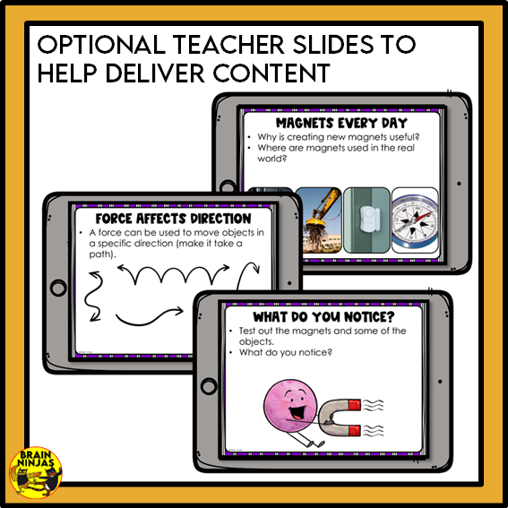 Energy and Forces Unit Grade 4 | Paper and Digital