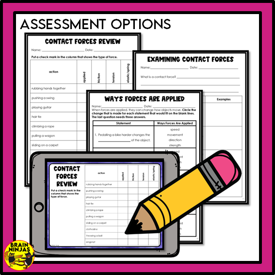 Energy Unit Alberta Grade 3 Science Lessons and Activities | Paper and Digital