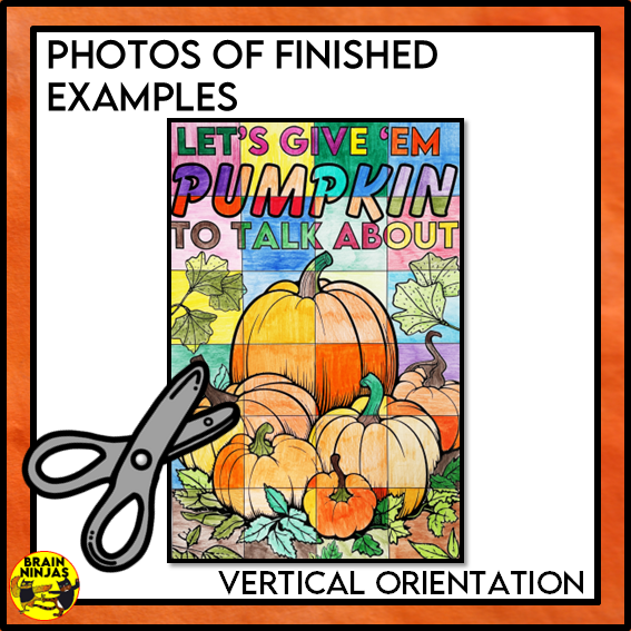 Pumpkin Collaborative Poster For Fall or Halloween | Paper