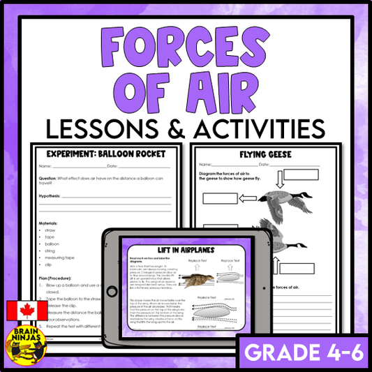 Forces of Air and Flight Technology Lessons and Activities | Paper and Digital