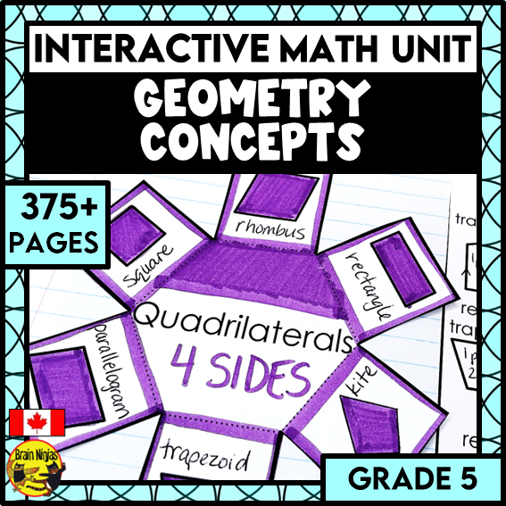 Geometry Interactive Math Unit | Paper | Grade 5