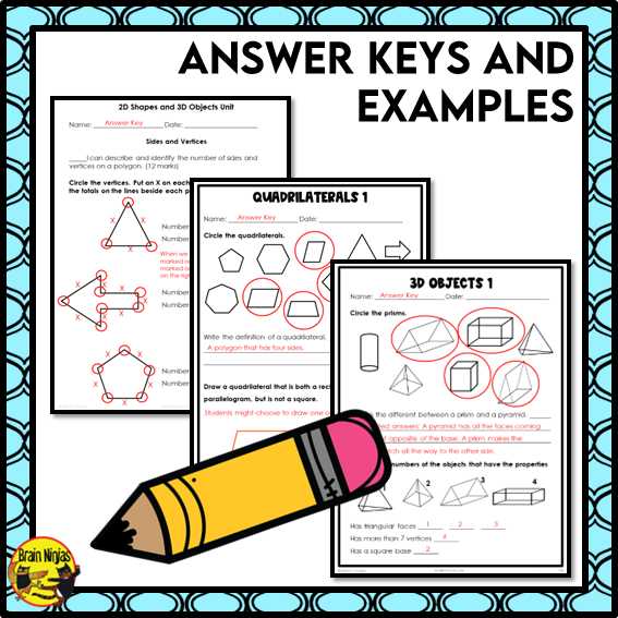 Geometry Interactive Math Unit | Paper | Grade 3