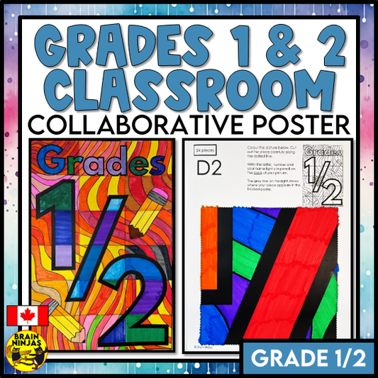 Grade 1 and 2 Combined Classroom Collaborative Poster | Paper