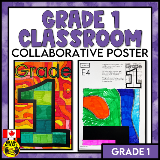 Grade 1 Classroom Collaborative Poster | Paper