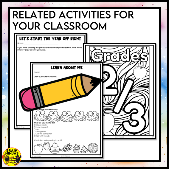 Grade 2 and 3 Combined Classroom Collaborative Poster | Paper