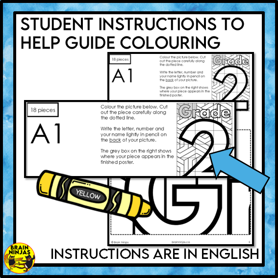 Grade 2 Classroom Collaborative Poster | Paper