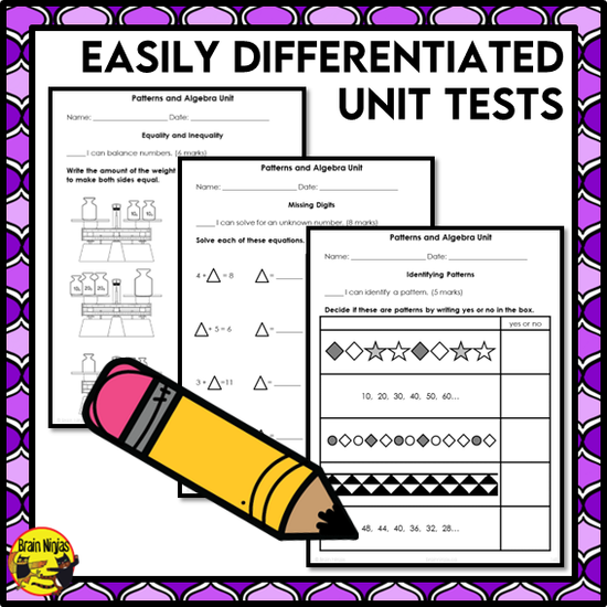 Year Long Math Interactive Math Unit Bundle | Paper | Grade 3 – brainninjas