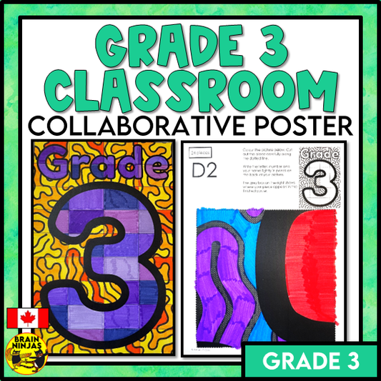 Grade 3 Classroom Collaborative Poster | Paper