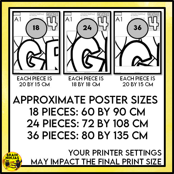 Grade 4 Classroom Collaborative Poster | Paper