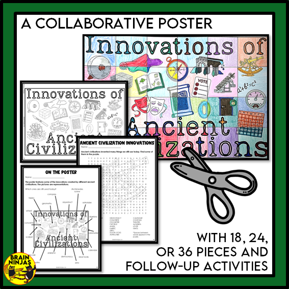 Grade 5 Alberta Social Studies Full Year of Lessons | Paper and Digital