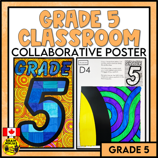 Grade 5 Classroom Collaborative Poster | Paper