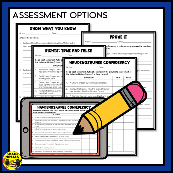Grade 6 Alberta Social Studies Time and Place Unit | Paper and Digital