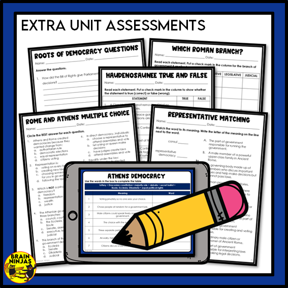 Grade 6 Alberta Social Studies Full Year of Lessons and Activities | Paper and Digital