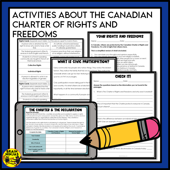 Grade 6 Alberta Social Studies Full Year of Lessons and Activities | Paper and Digital