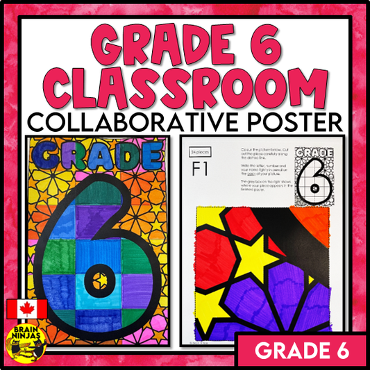 Grade 6 Classroom Collaborative Poster | Paper