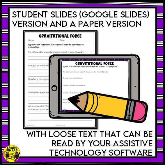 Gravity and Magnetism Lessons and Activities About Non-Contact Forces | Paper and Digital