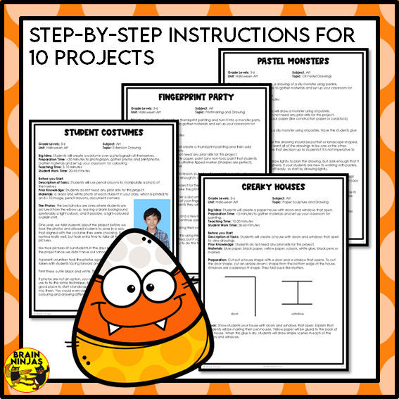 Halloween Art Projects | Paper