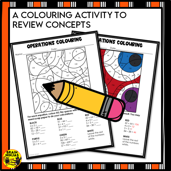 Halloween Math Worksheets Numbers to 1000 Paper