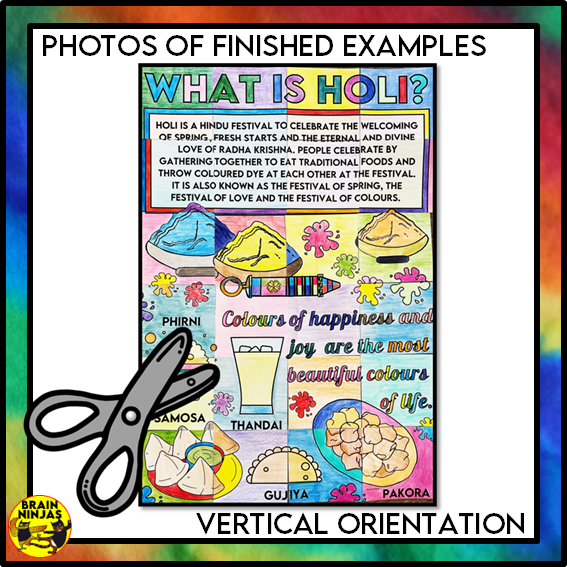 Holi Festival of Colours Collaborative Poster | Paper