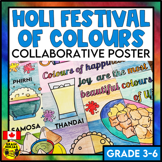 Holi Festival of Colours Collaborative Poster | Paper