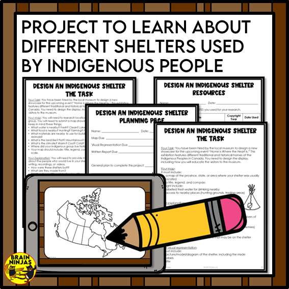 Design An Indigenous Shelter Project Based Learning | Paper and Digital