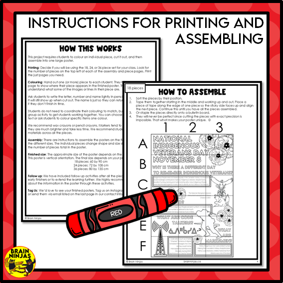 Indigenous Veterans Day Collaborative Poster | Paper