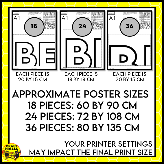 Kindness and Friendship Collaborative Poster Be the Sunshine | Paper