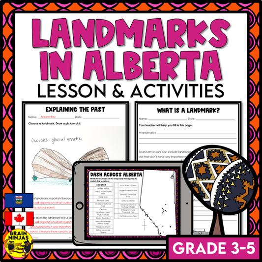 Alberta Landmarks | Paper and Digital