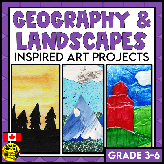 Geography and Landscapes Inspired Art Projects | Paper