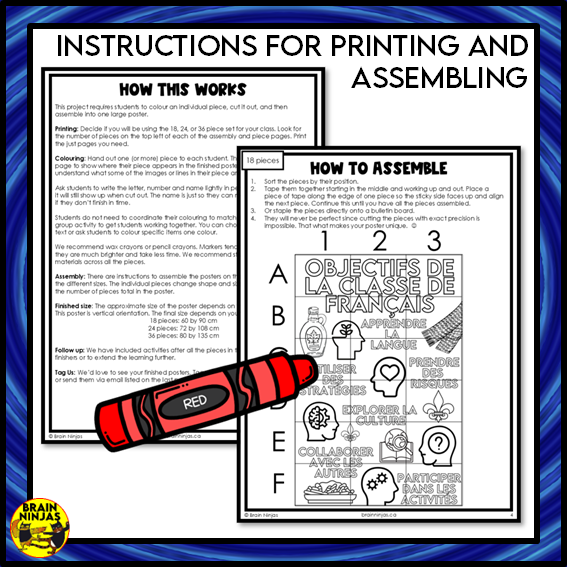 French Learning Objectives Collaborative Poster | Paper