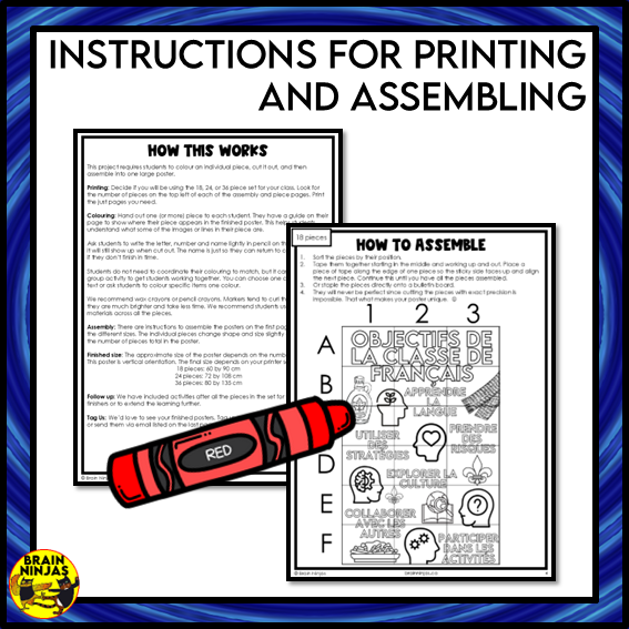 French Learning Objectives Collaborative Poster | Paper