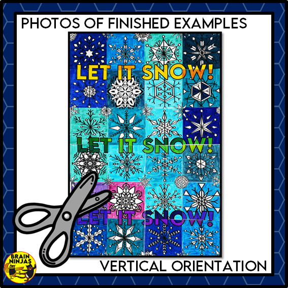 Winter or Christmas Collaborative Poster | Paper