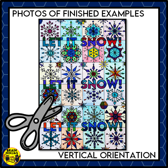 Winter or Christmas Collaborative Poster | Paper