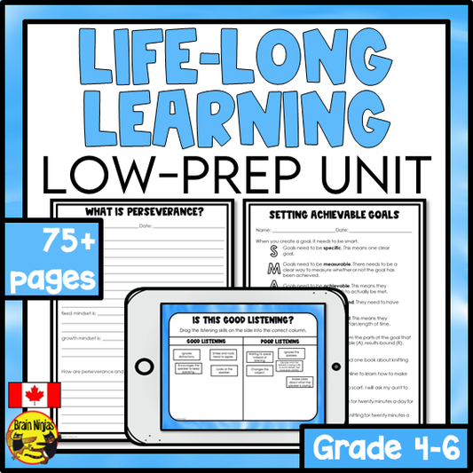 Life-Long Learning | Health and Wellness Unit | Paper and Digital