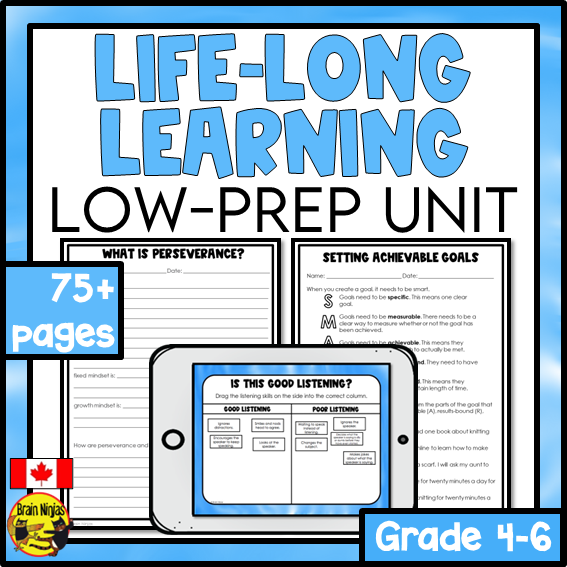 Life-Long Learning | Health and Wellness Unit | Paper and Digital