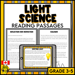 Light Reader Science Light Science Reading Passages | Paper and Digital – brainninjas