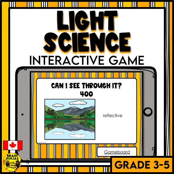 Light Science Interactive Review Game | Digital