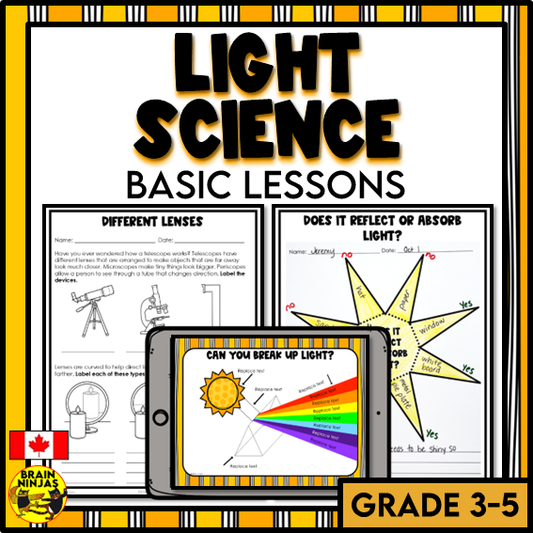 Light Science Lessons | Paper and Digital