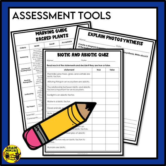 Alberta Science Living Systems Unit Grade 6 Bundle | Paper and Digital