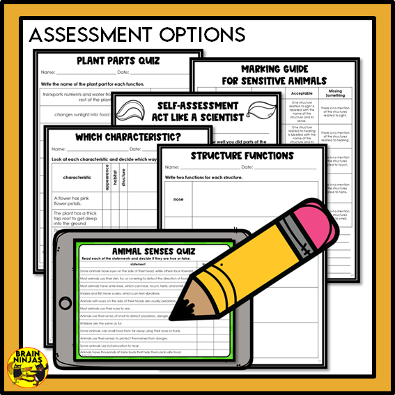 Alberta Science Living Systems Unit Grade 4 Bundle | Paper and Digital