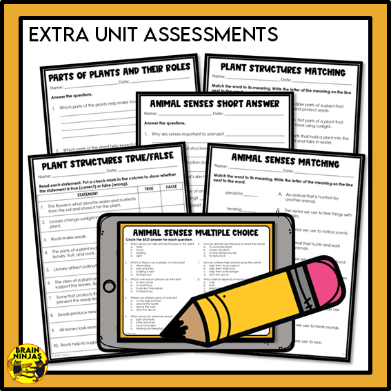 Alberta Science Living Systems Unit Grade 4 Bundle | Paper and Digital