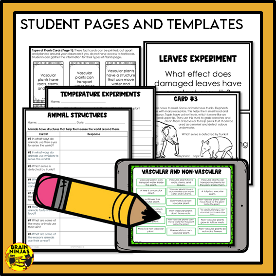 Alberta Science Living Systems Unit Grade 4 Bundle | Paper and Digital