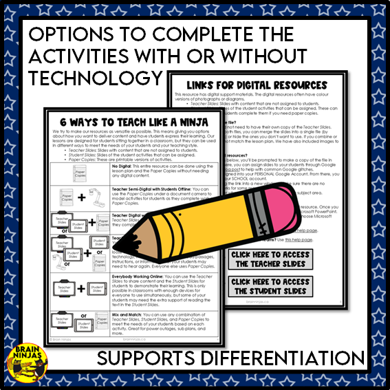 Lunar Calendar Space Sky Science Lesson and Activities | Paper and Digital