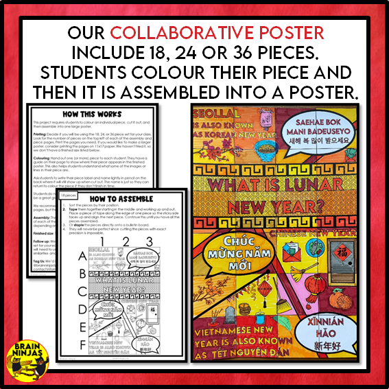 Lunar New Year Activity Bundle | Paper and Digital