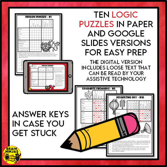 Lunar New Year Activity Bundle | Paper and Digital